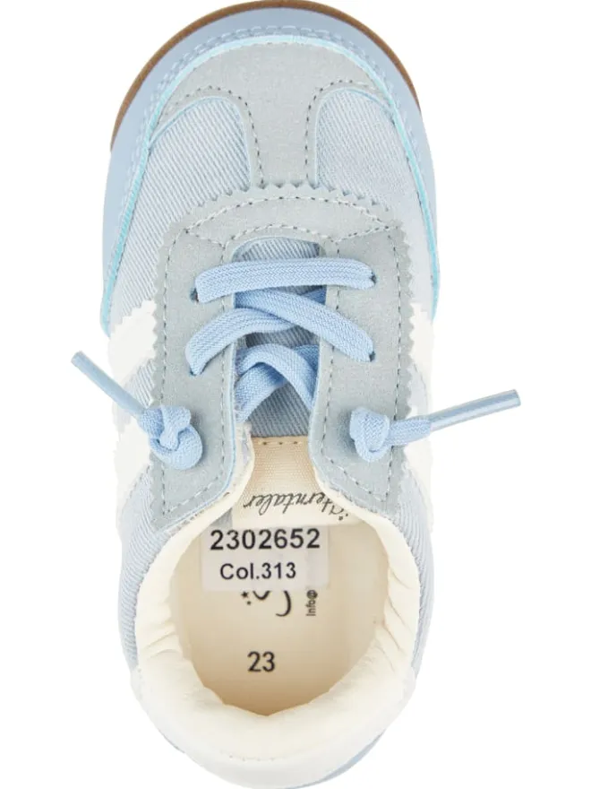 Sterntaler Krabbelschuhe^Sneaker uni in bleu