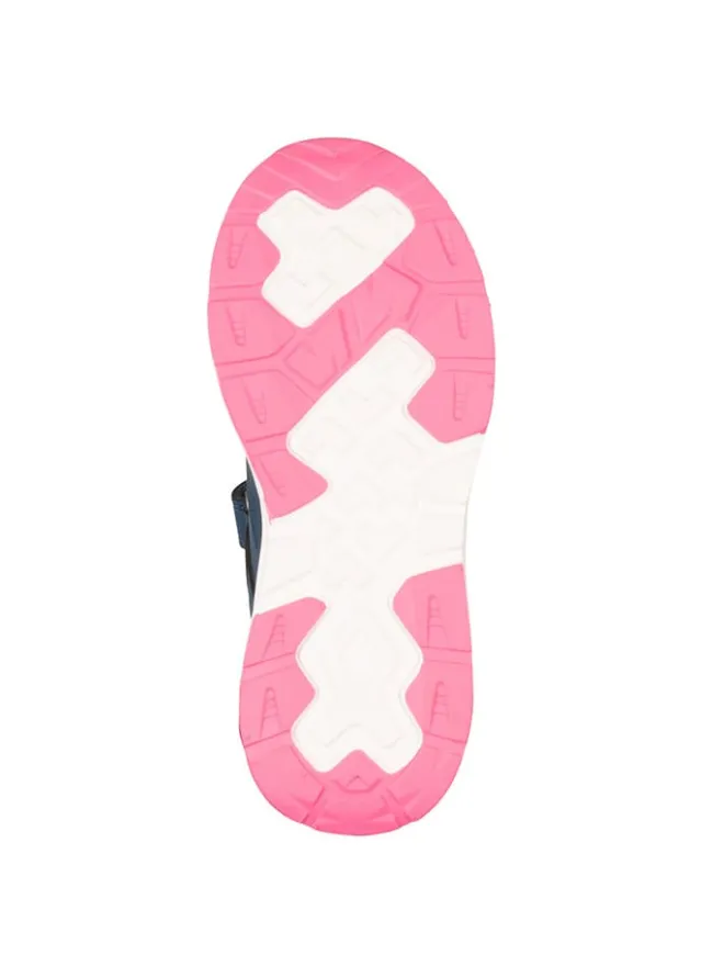 Sneakers "Borgund" in Dunkelblau/ Rosa>Trollkids New