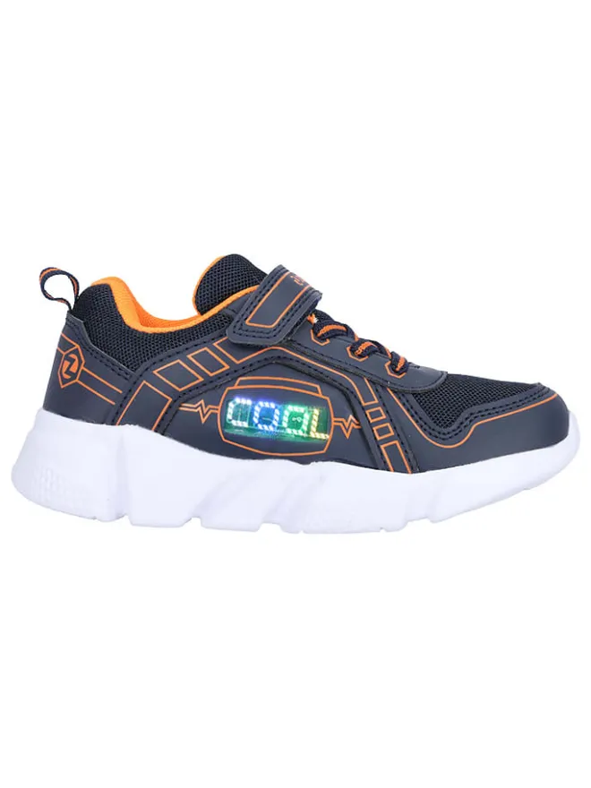 Sneakers "Brisa" in Dunkelblau/ Orange>Zigzag Clearance