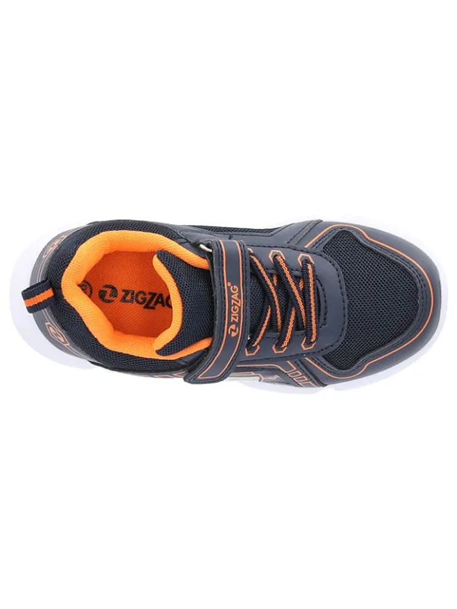 Sneakers "Brisa" in Dunkelblau/ Orange>Zigzag Clearance