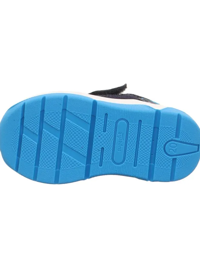 superfit Sneakers^Sneakers "Cooper" in Schwarz/ Hellblau