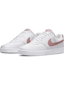 Sneakers "Court vision low next nature" in Weiß/ Rosa>Nike Sportswear Clearance