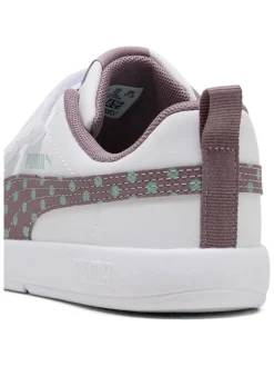 Puma Sneakers·Sneakers Low^Sneakers "Courtflex V3 Dotty" in Weiß/ Lila/ Mint