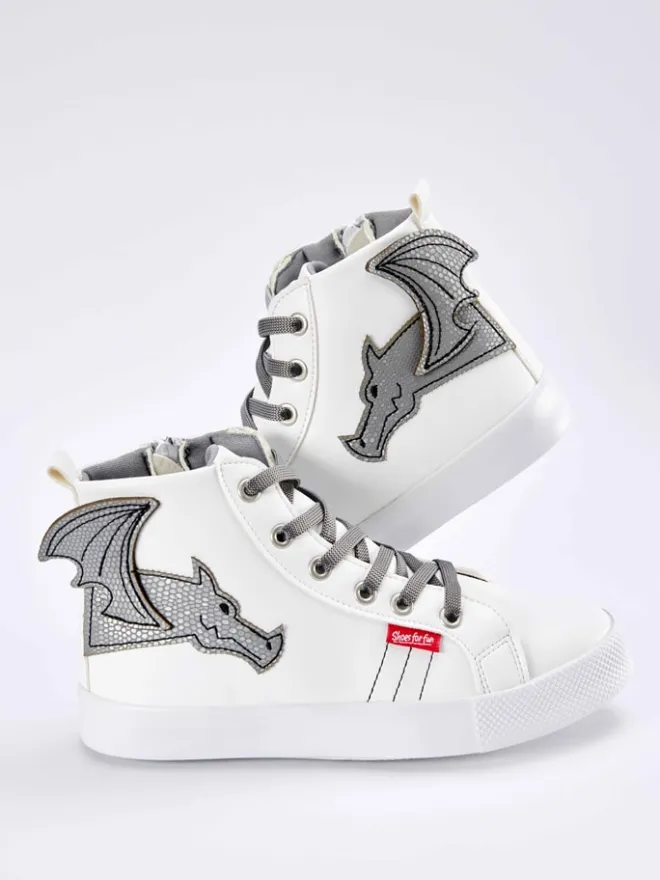 Denokids Sneakers·Sneakers High^Sneakers "Dragon" in Weiß