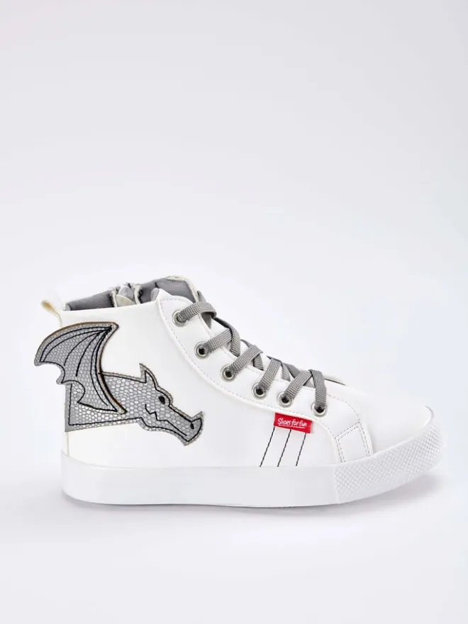 Denokids Sneakers·Sneakers High^Sneakers "Dragon" in Weiß