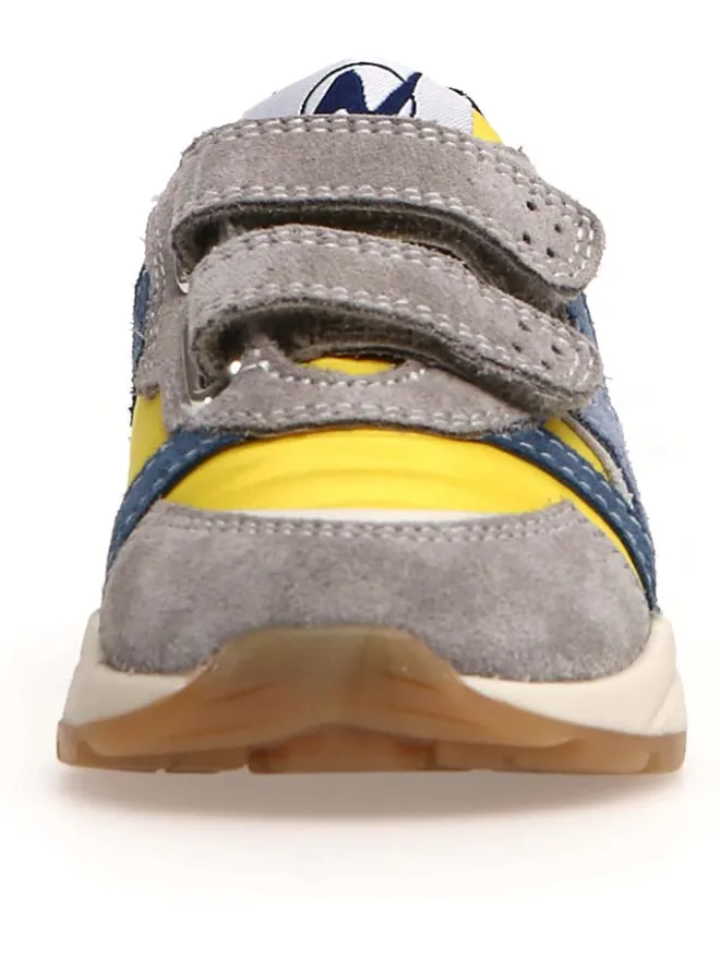 Sneakers "Evon" in Gelb/ Grau/ Dunkelblau>Naturino Discount