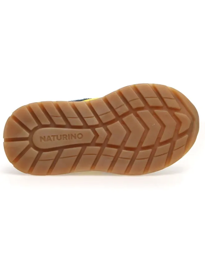 Sneakers "Evon" in Gelb/ Grau/ Dunkelblau>Naturino Discount