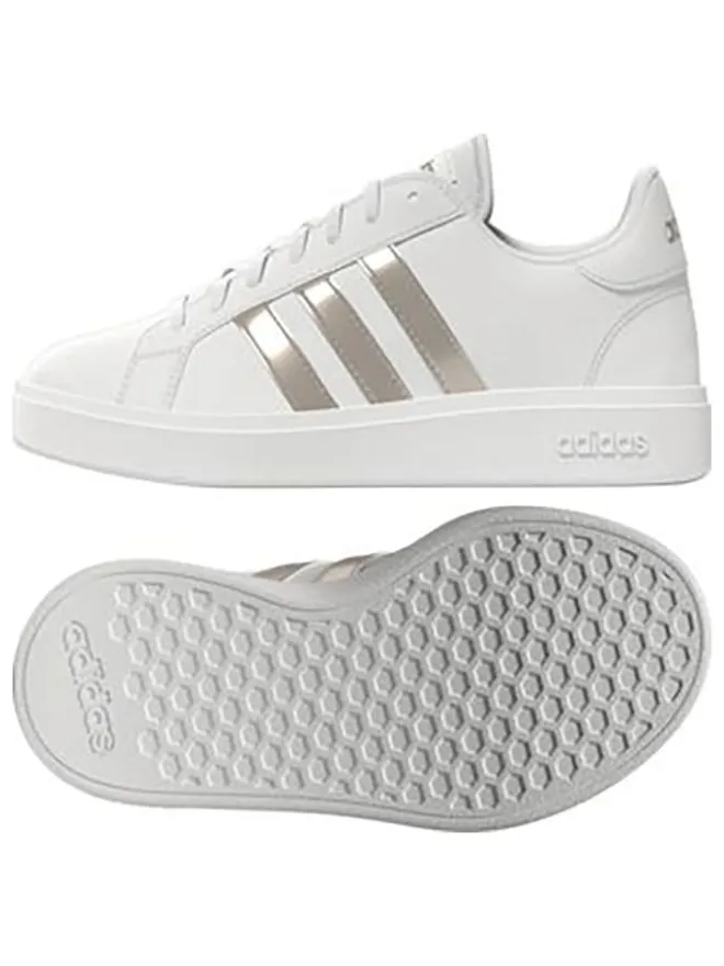 Sneakers "Grand Court Base 2.0" in Weiß/ Gold>adidas