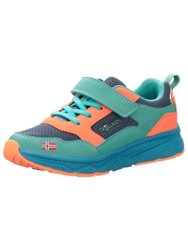 Sneakers "Haugesund" in Grün/ Orange>Trollkids