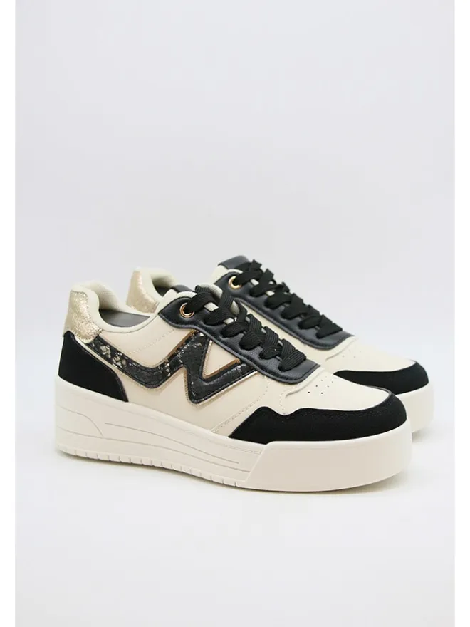 Sneakers in Beige/ Schwarz>Bellucci Best