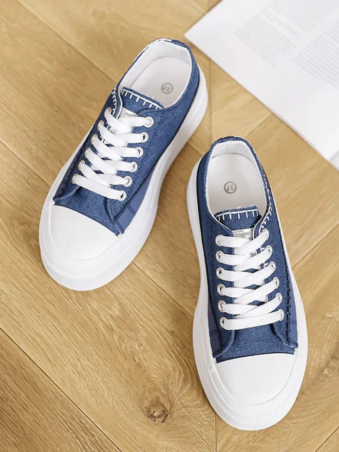 Sneakers in Blau/ Weiß>Sixth Sens Clearance