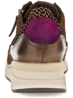 Sneakers in Braun/ Lila><noscript><img width=