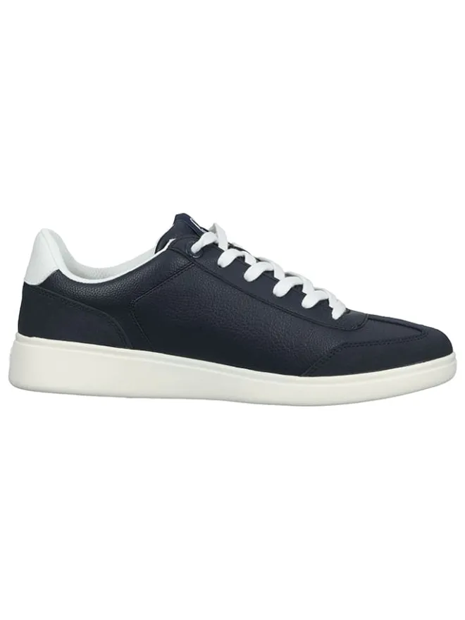 GAP Schnürschuhe^Sneakers in Dunkelblau/ Weiß