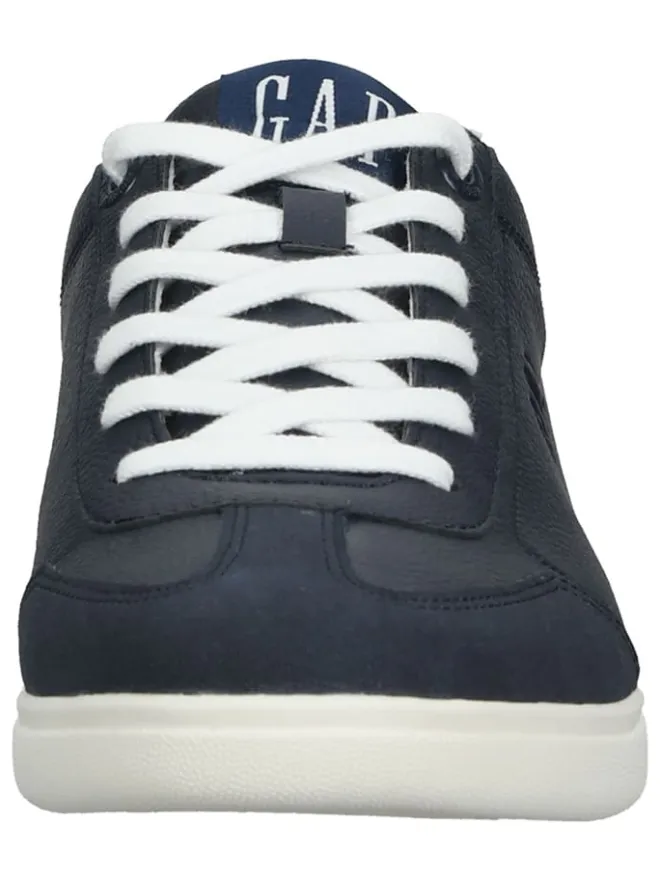 GAP Schnürschuhe^Sneakers in Dunkelblau/ Weiß
