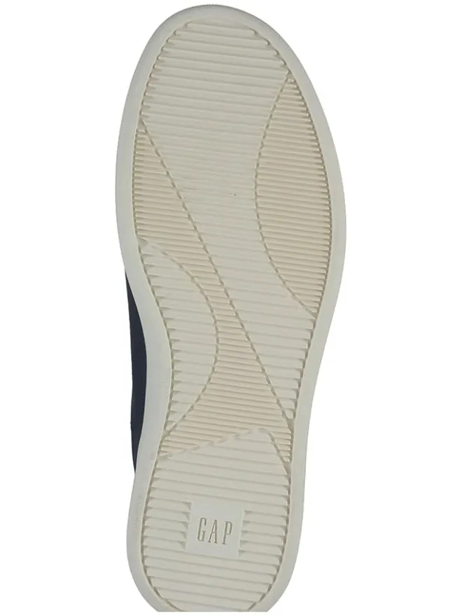 GAP Schnürschuhe^Sneakers in Dunkelblau/ Weiß