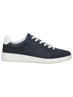GAP Schnürschuhe^Sneakers in Dunkelblau/ Weiß