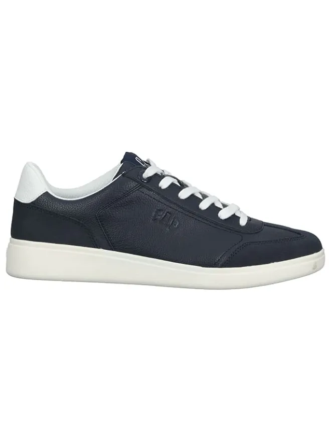 GAP Schnürschuhe^Sneakers in Dunkelblau/ Weiß