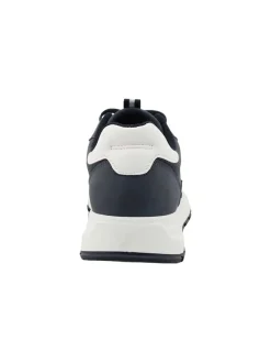 Tom Tailor Schnürschuhe^Sneakers in Dunkelblau/ Weiß/ Rot