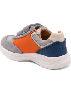 Sneakers in Grau/ Blau/ Orange><noscript><img width=