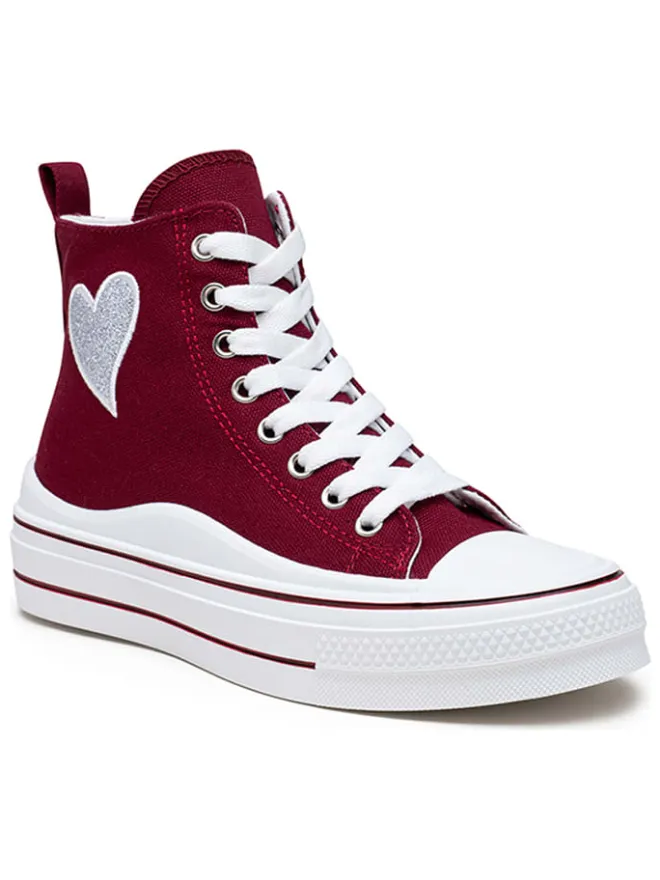 Foreverfolie Sneakers^Sneakers in Rot
