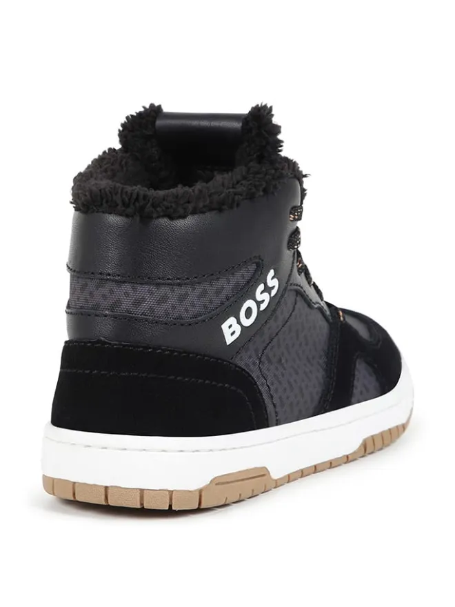 Hugo Boss Kids Sneakers·Sneakers High^Sneakers in Schwarz/ Dunkelblau