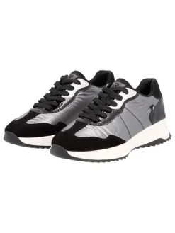 Sneakers in Schwarz/ Silber><noscript><img width=