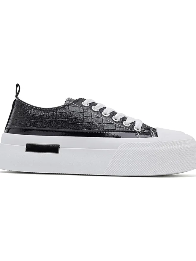 Sixth Sens Sneakers^Sneakers in Schwarz/ Weiß