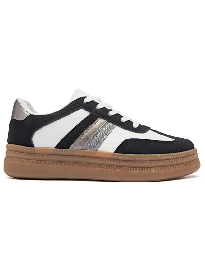 Sixth Sens Sneakers^Sneakers in Schwarz/ Weiß