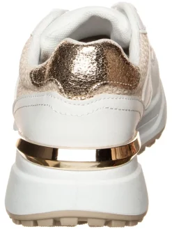 Sixth Sens Sneakers^Sneakers in Weiß/ Beige/ Gold