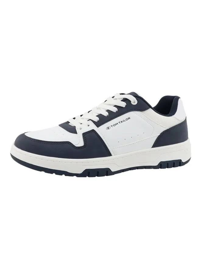 Sneakers in Weiß/ Dunkelblau>Tom Tailor Outlet