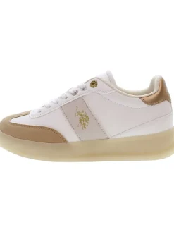 U.S. Polo Assn. Sneakers^Sneakers in Weiß/ Hellbraun