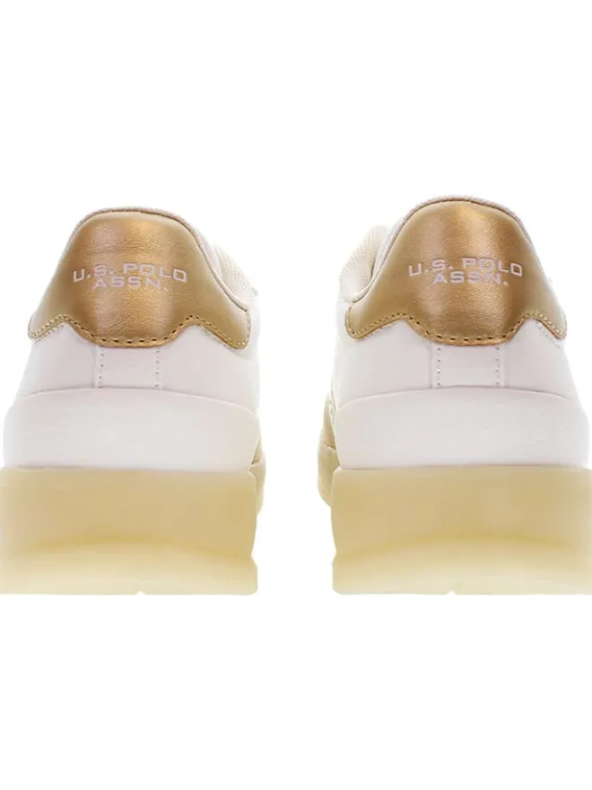 U.S. Polo Assn. Sneakers^Sneakers in Weiß/ Hellbraun