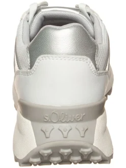 Sneakers in Weiß/ Silber><noscript><img width=