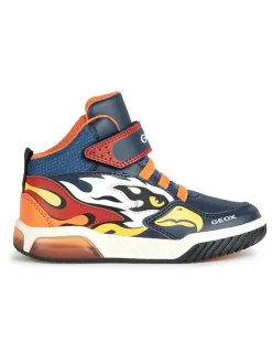 Sneakers "Inek" in Dunkelblau/ Orange>Geox Outlet