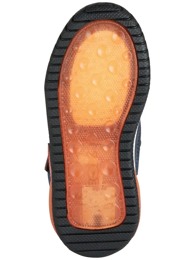 Sneakers "Inek" in Dunkelblau/ Orange>Geox Outlet