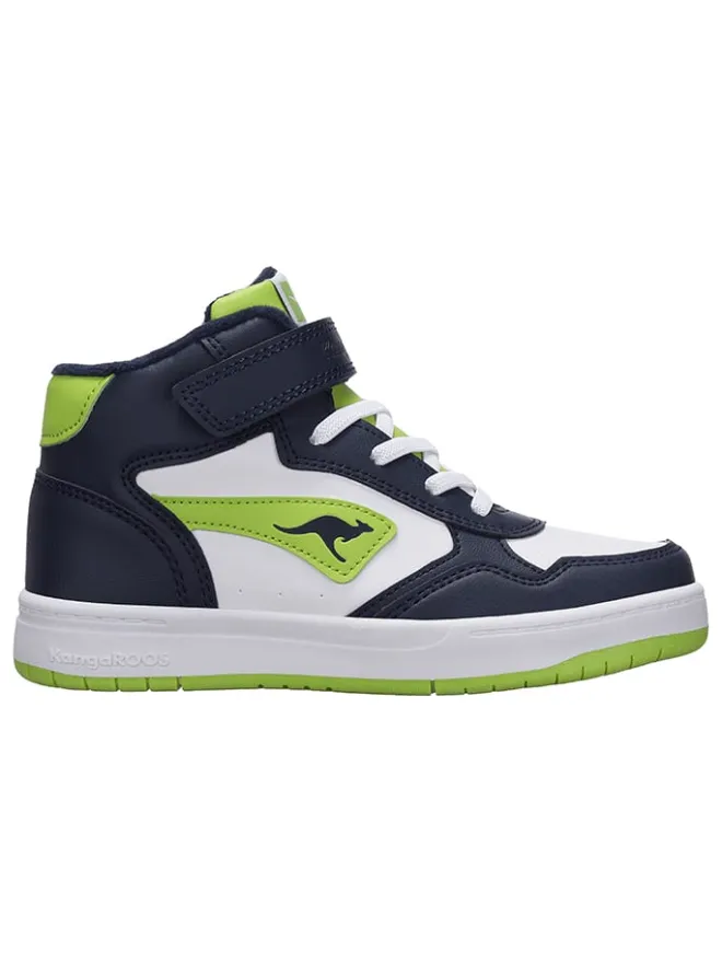 Kangaroos Sneakers·Sneakers High^Sneakers "Jumbo" in Dunkelblau/ Grün/ Weiß