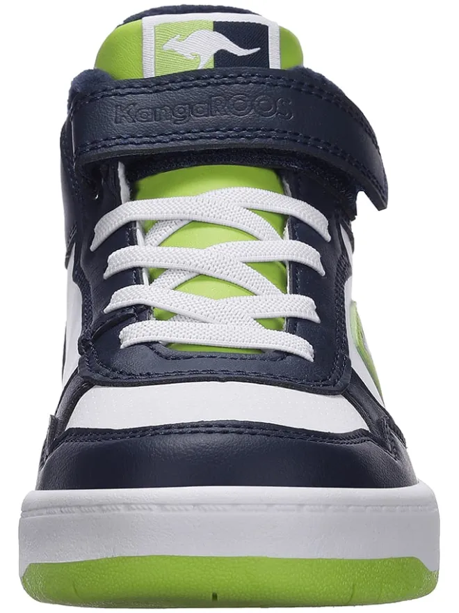 Kangaroos Sneakers·Sneakers High^Sneakers "Jumbo" in Dunkelblau/ Grün/ Weiß