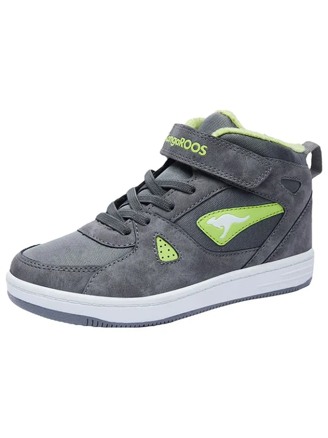 Kangaroos Sneakers·Sneakers High^Sneakers "Kalley II EV" in Grau/ Limette