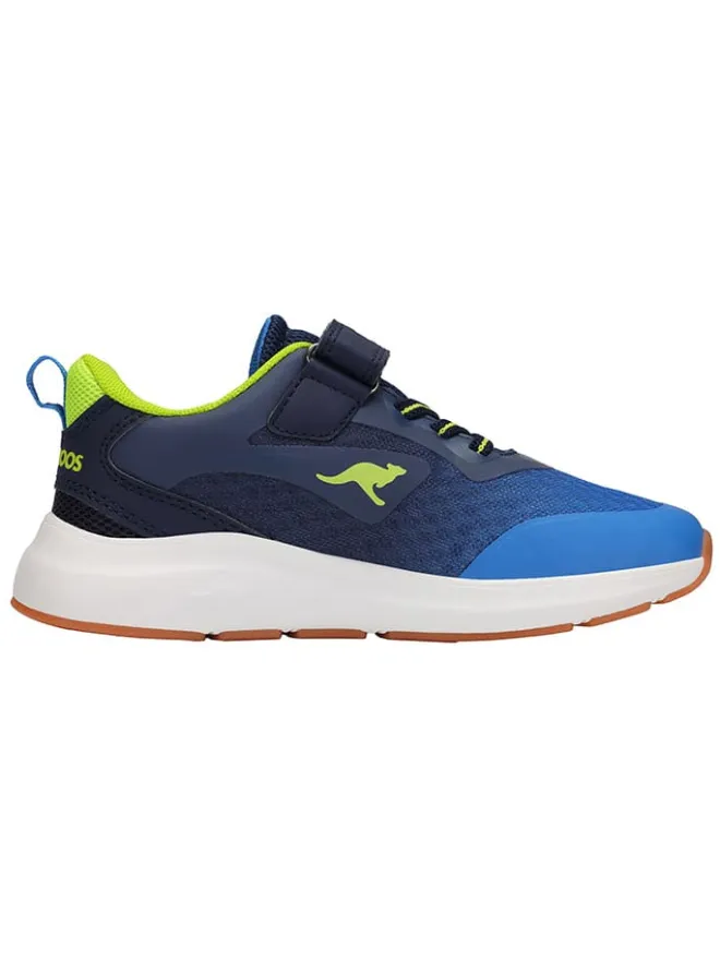 Kangaroos Halbschuhe·Slipper^Sneakers "KB-Pang EV" in Hellblau/ Dunkelblau/ Limette