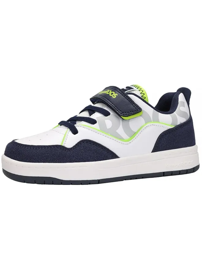 Kangaroos Sneakers·Sneakers Low^Sneakers "K-CP Allets EV" in Weiß/ Dunkelblau/ Gelb