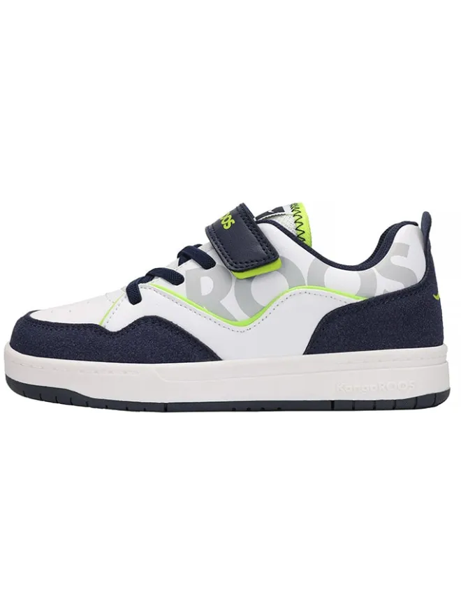 Kangaroos Sneakers·Sneakers Low^Sneakers "K-CP Allets EV" in Weiß/ Dunkelblau/ Gelb