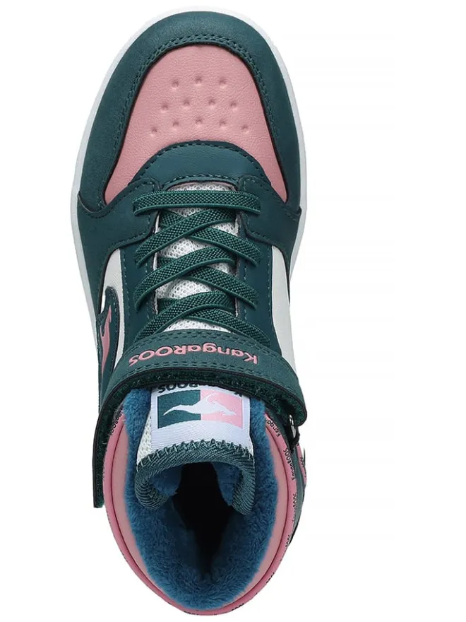 Kangaroos Sneakers·Sneakers High^Sneakers "K-CP Rim Mid EV" in Rosa/ Dunkelgrün
