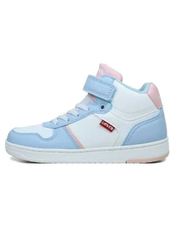 Levi´s Sneakers·Sneakers High^Sneakers "Kick Mid" in Weiß/ Hellblau