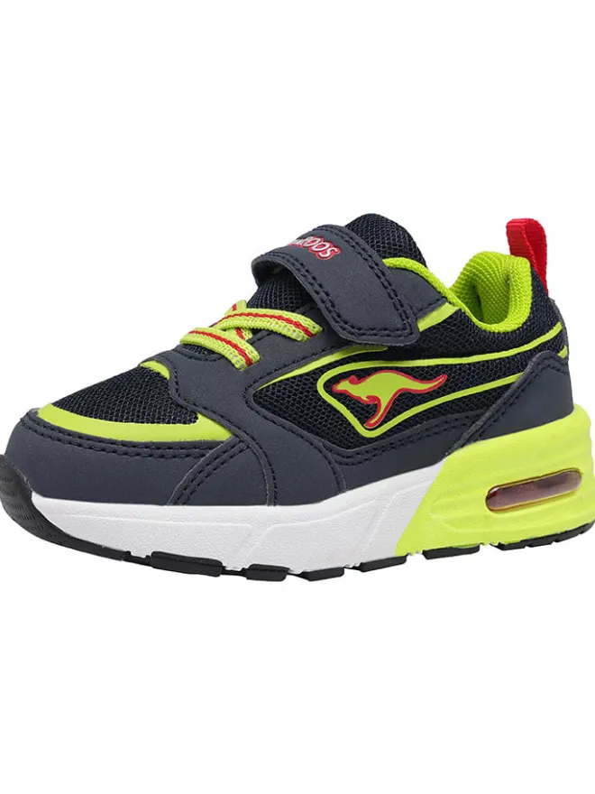 Kangaroos Sneakers^Sneakers "K-XI Reto EV" in Dunkelblau/ Gelb