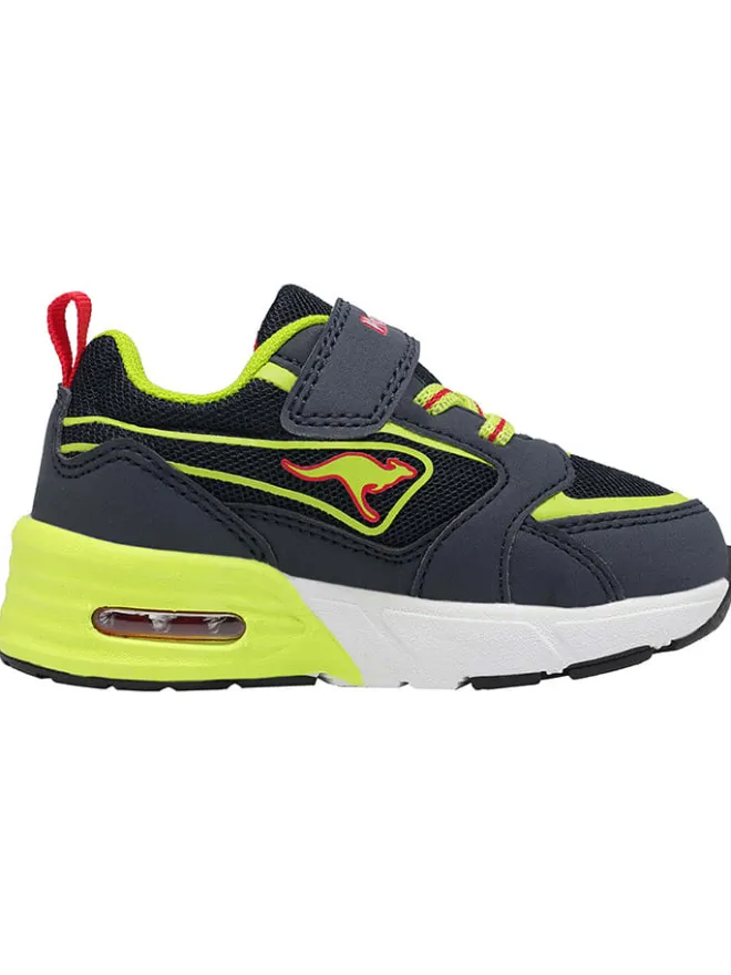 Kangaroos Sneakers^Sneakers "K-XI Reto EV" in Dunkelblau/ Gelb
