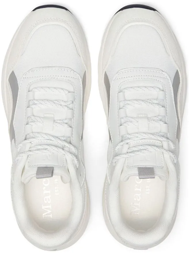 Sneakers "Leila" in Weiß/ Silber>Marc O'Polo Shoes New