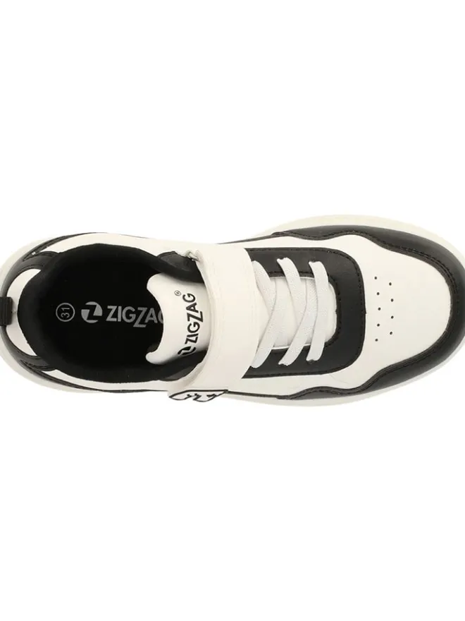 Zigzag Sneakers·Sneakers Low^Sneakers "Lodus" in Creme/ Schwarz