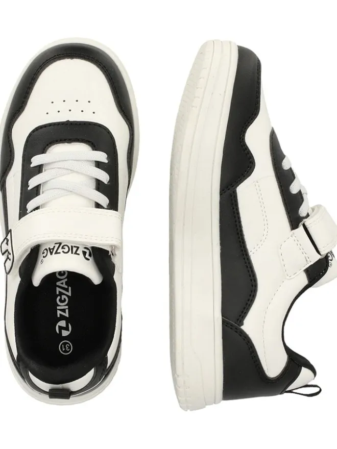 Zigzag Sneakers·Sneakers Low^Sneakers "Lodus" in Creme/ Schwarz