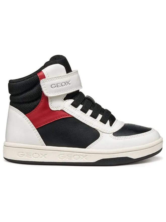 Geox Sneakers·Sneakers High^Sneakers "Maltin" in Weiß/ Schwarz in Weiß/ Schwarz