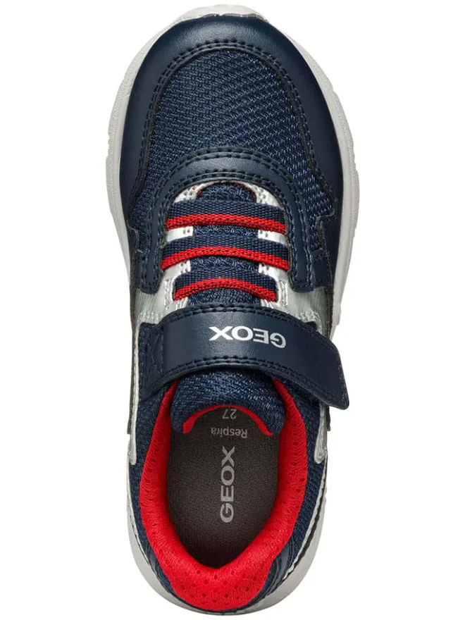 Sneakers "New Torque" in Dunkelblau/ Silber>Geox